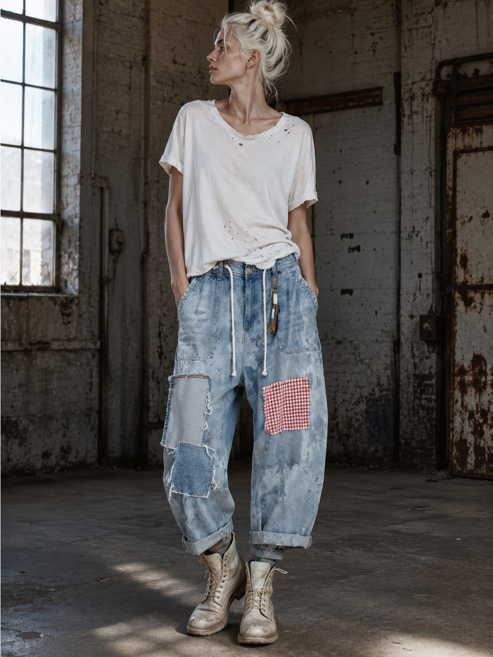 CRAM slouchy barrel jeans